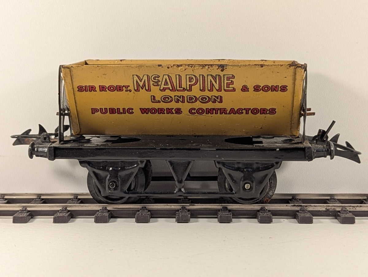 Hornby 42225 O Gauge Tinplate "McAlpine" Side Tipping Wagon