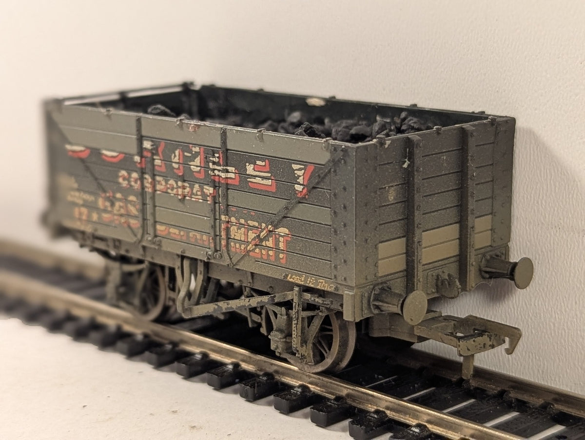 Bachmann OO Gauge 7 Plank Open Wagon Burnley Corporation Gas Department