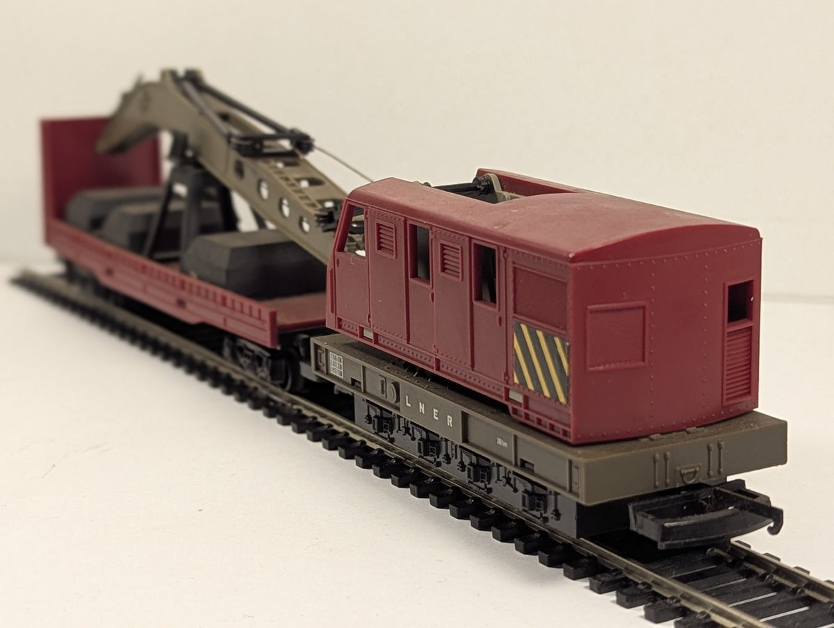 Lima OO Gauge 30 Ton Breakdown Crane LNER Red