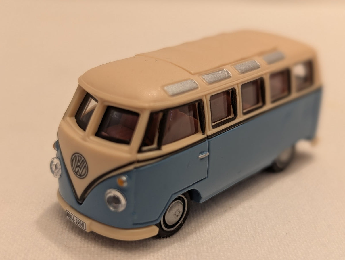 High Speed 1:87 Scale Volkswagen Type 2 T1 Combi Samba Bus Die-cast Van