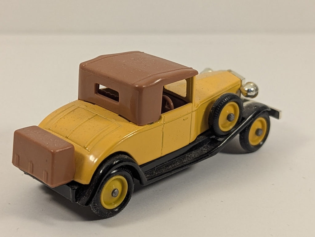 Lledo 1931 Rolls-Royce Phantom II Coupe Die-cast Model Car Yellow and Brown DG24