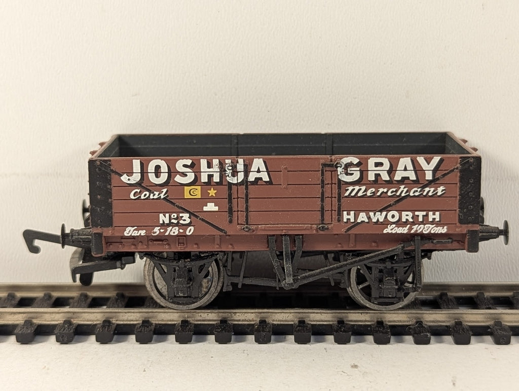 Bachmann OO Gauge RCH 7 Plank Wagon Goods Wagon No. 3 Joshua Gray 37-078