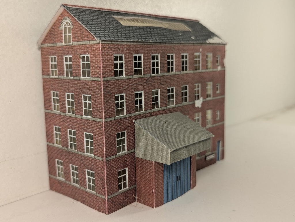 Metcalfe OO Gauge Red Brick Mill Building PO284