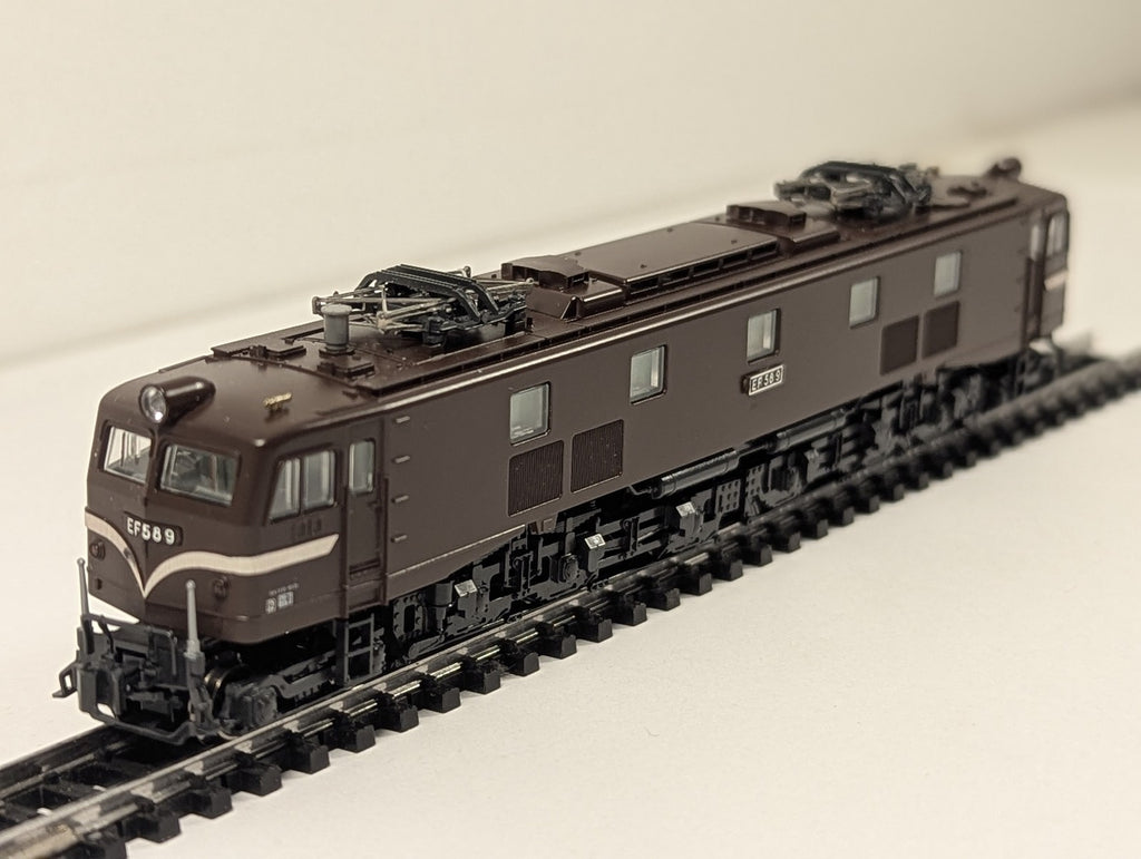 Kato N Gauge Class EF58 Electric Locomotive EF58 9 Brown 3055-1