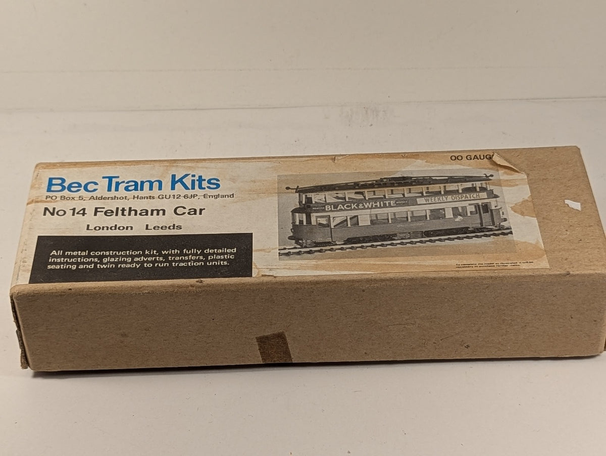Bec Tram Kits OO Gauge No 14 Feltham Car London / Leeds