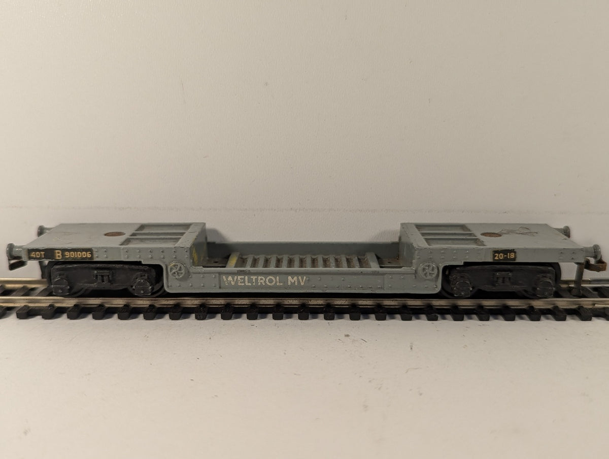 Hornby Dublo OO Gauge 40-Ton Weltrol MV Wagon Goods Wagon B901006 BR Grey 4685