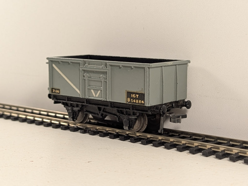 Hornby Dublo 32056 OO Gauge BR Grey 16 Ton Mineral Wagon - Boxed