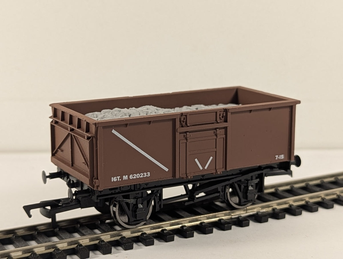 Dapol OO Gauge 16T Steel Mineral Wagon Goods Wagon M620233 BR Bauxite 4F-030-104