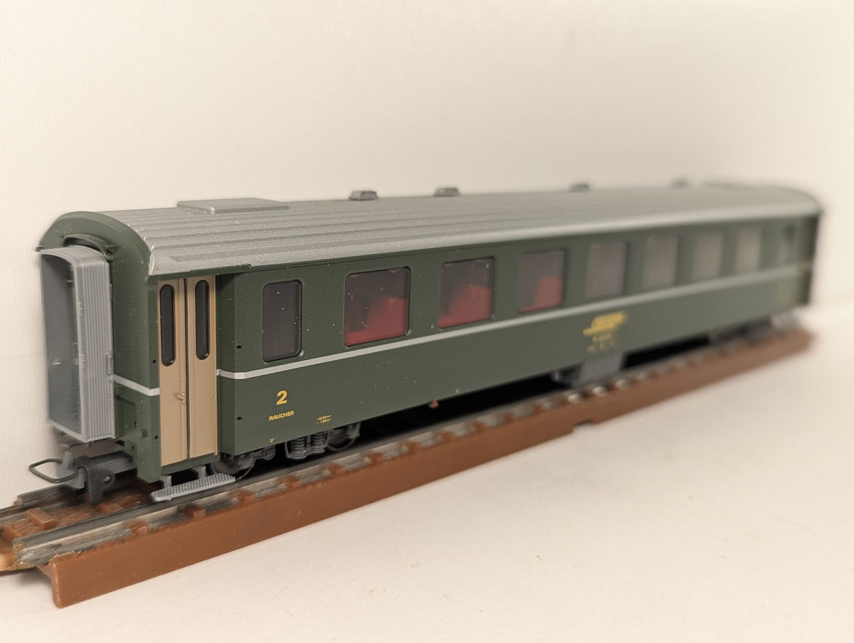 Bemo HOm RhB Einheitswagen B 2377 Passenger Coach RhB Green 3240 117