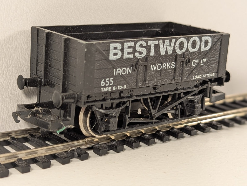 Hornby R096 Bestwood Iron Works 5 Plank Open Wagon No. 655