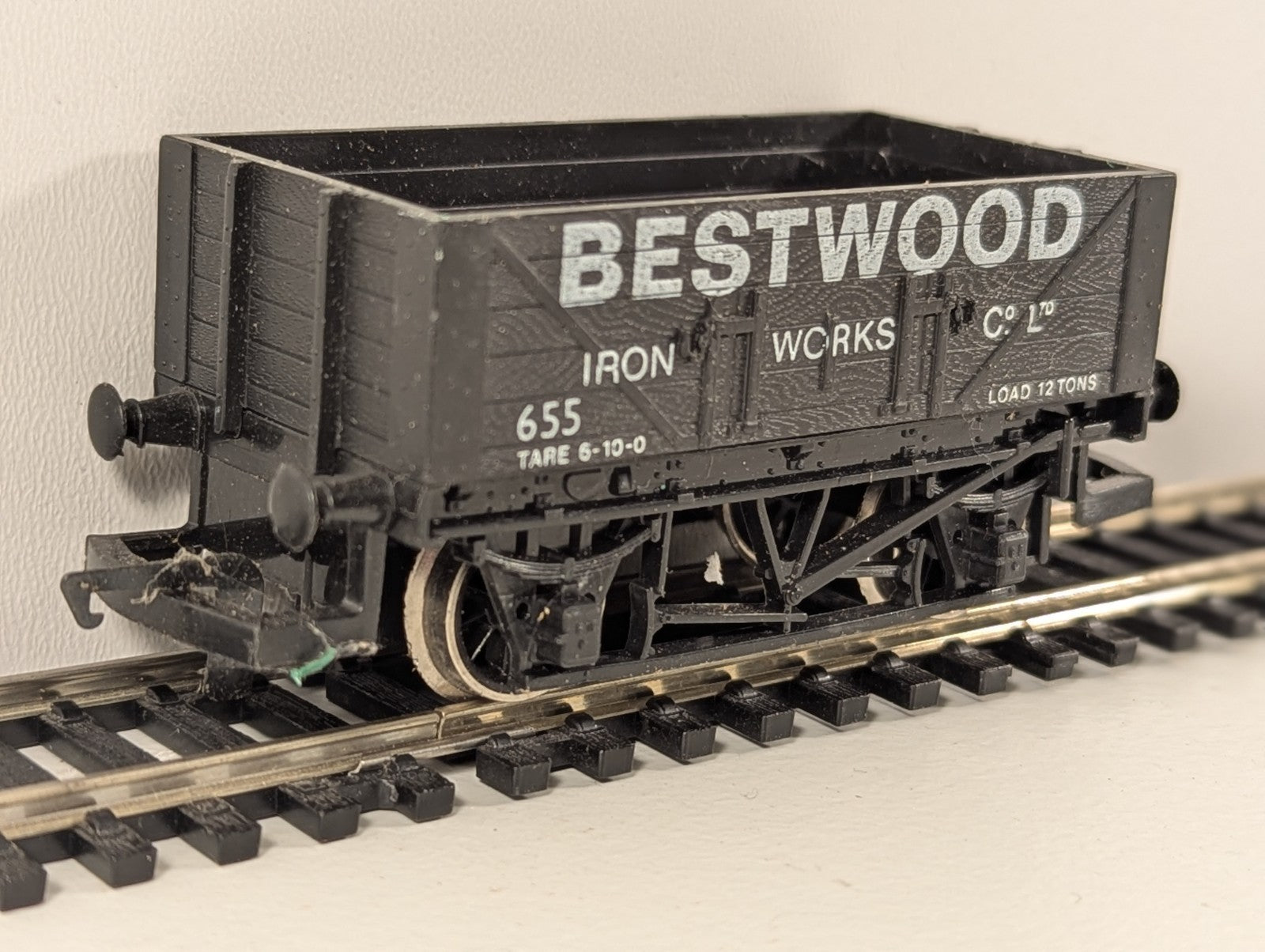 Hornby R096 Bestwood Iron Works 5 Plank Open Wagon No. 655
