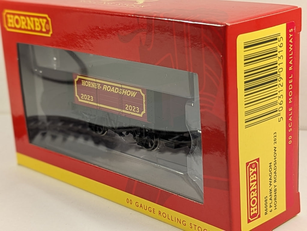 Hornby R60085 OO Gauge 2023 Roadshow 6 Plank Wagon - Boxed