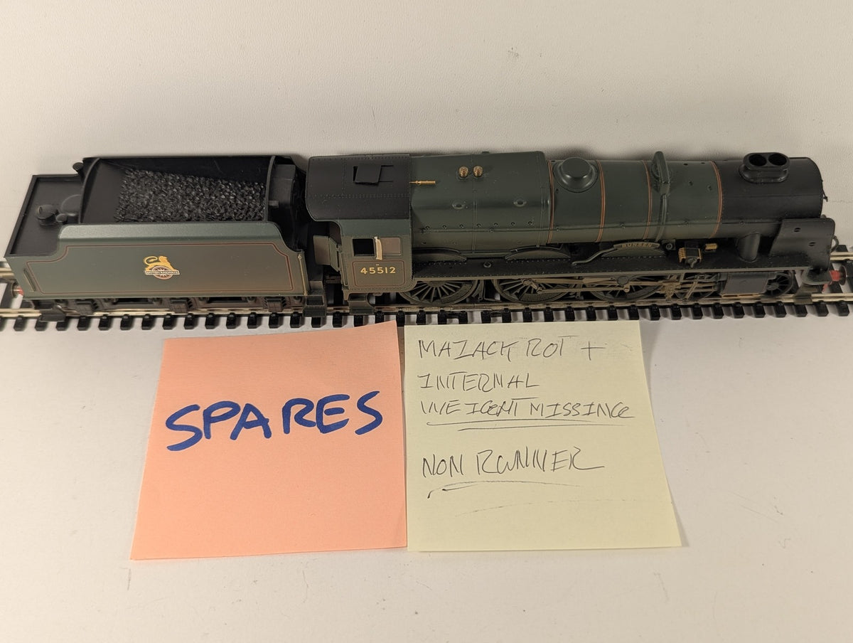 Hornby OO Gauge BR 4-6-0 Patriot Class 7P 'Bunsen' Steam Locomotive 45512