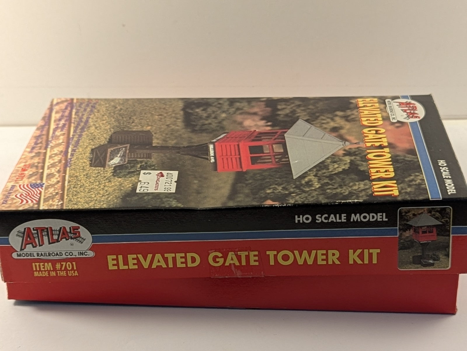 Atlas HO Scale Elevated Gate Tower Kit Building Kit 701