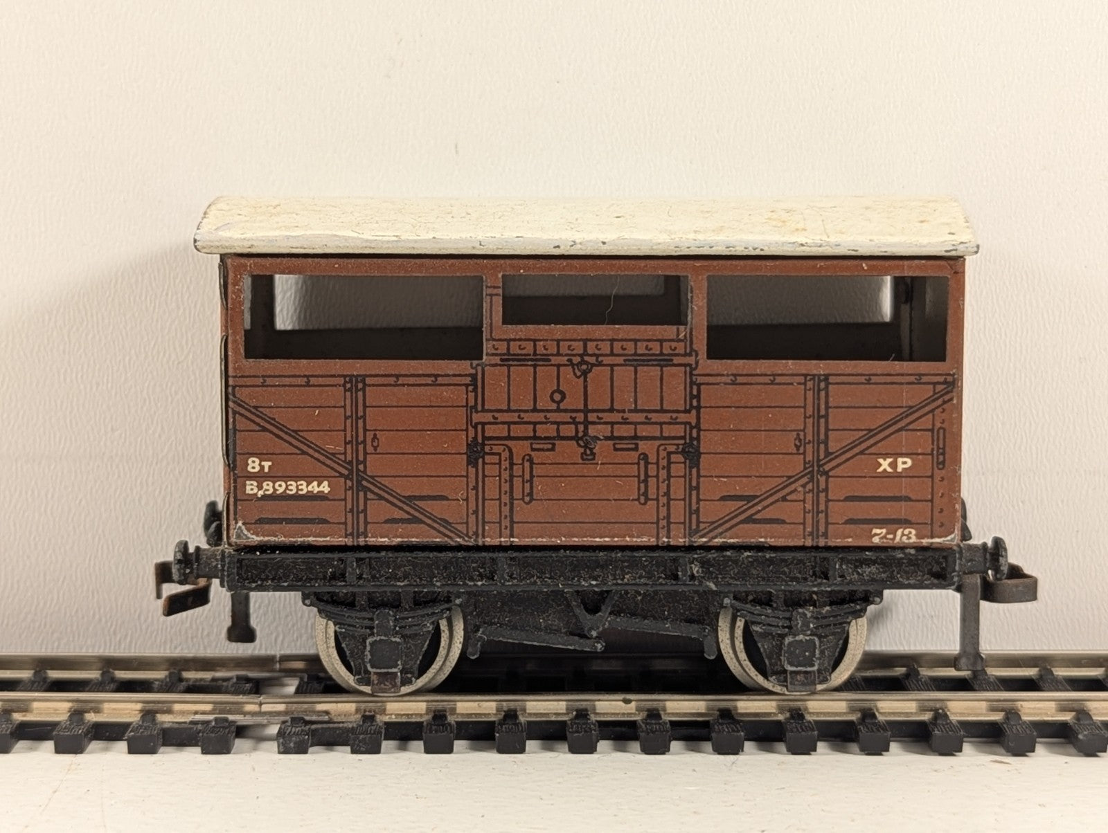 Hornby Dublo 32020 OO Gauge BR Brown D1 Cattle Truck - Boxed