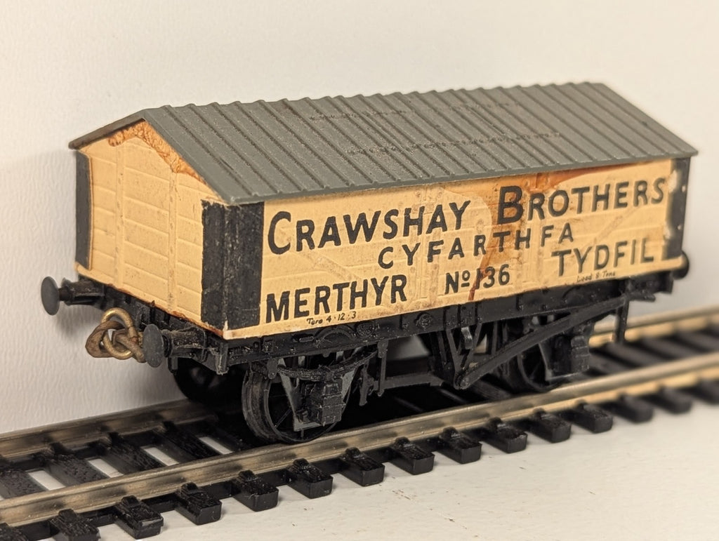 Peco OO Gauge Crawshay Brothers Lime Wagon – Missing Couplings