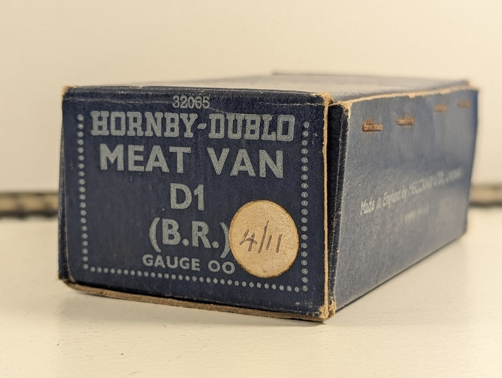 Hornby Dublo 32065 OO Gauge BR White D1 Meat Van - Boxed