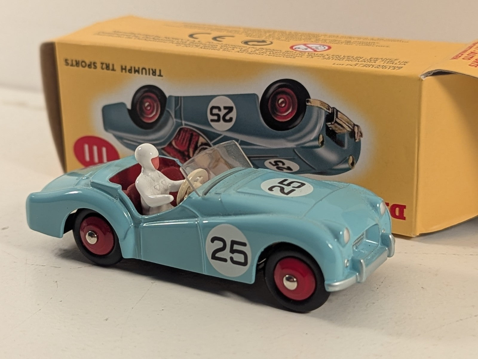 Atlas Editions Dinky Toys 111 Triumph TR2 Sports Car - Boxed