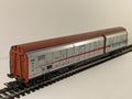 Electrotren HO Gauge Silver & Brown Sliding Wall Wagon