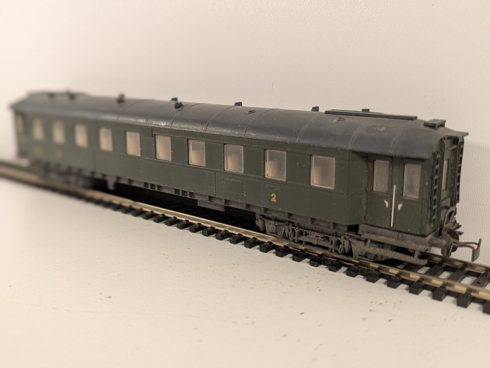 Liliput HO Gauge Green SNCF Passenger Coach