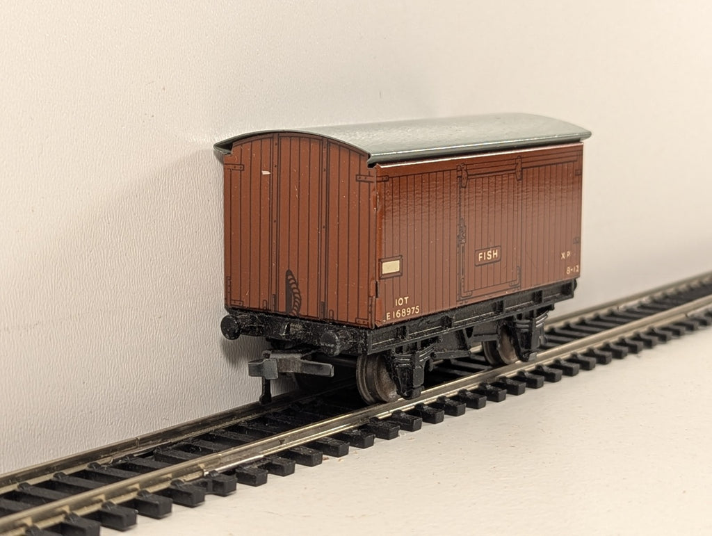 Hornby Dublo 32035 OO Gauge D1 BR Brown Fish Van - Boxed