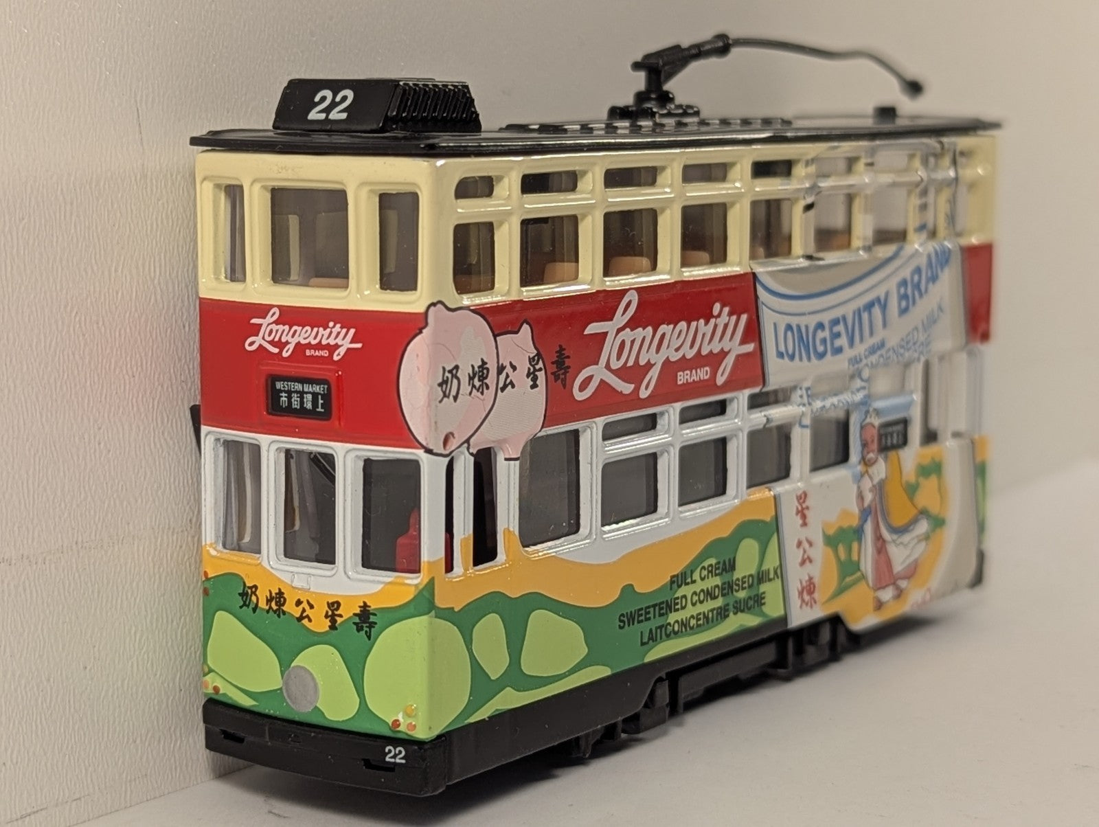Peak Horse 1:76 Scale Hong Kong Tramways Double Decker Tram Die-cast