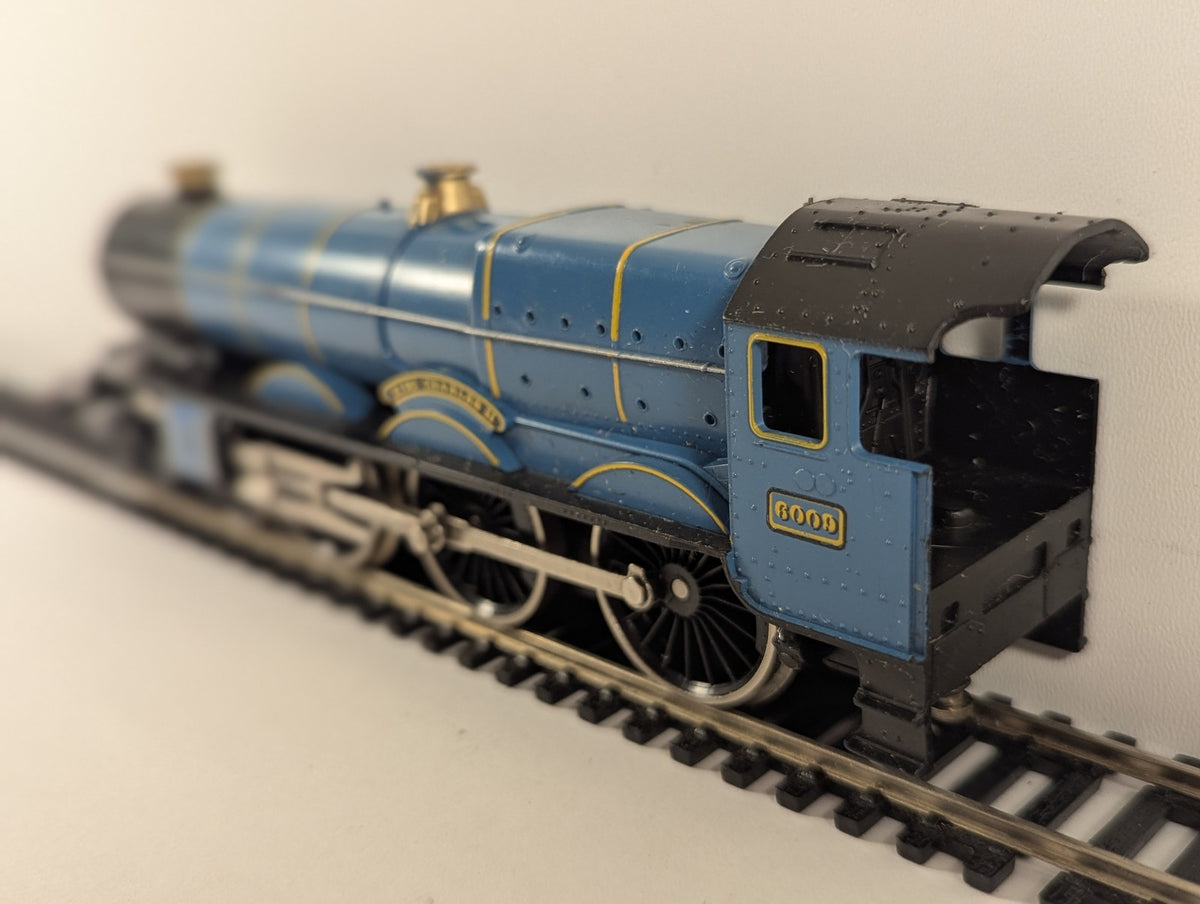 Lima OO Gauge Class 6000 King Steam Locomotive 6009 BR Blue Spares or Repair