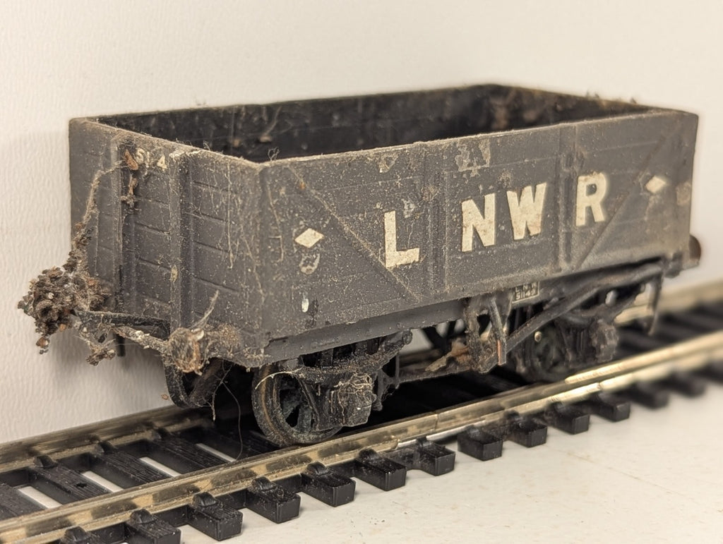 Kitbuilt OO Gauge LNWR 5-Plank Open Wagon Goods Wagon 51149 LNWR Grey