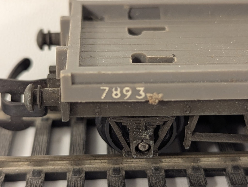 Tri-ang OO Gauge Cable Drum Wagon Goods Wagon 7893 Grey R17