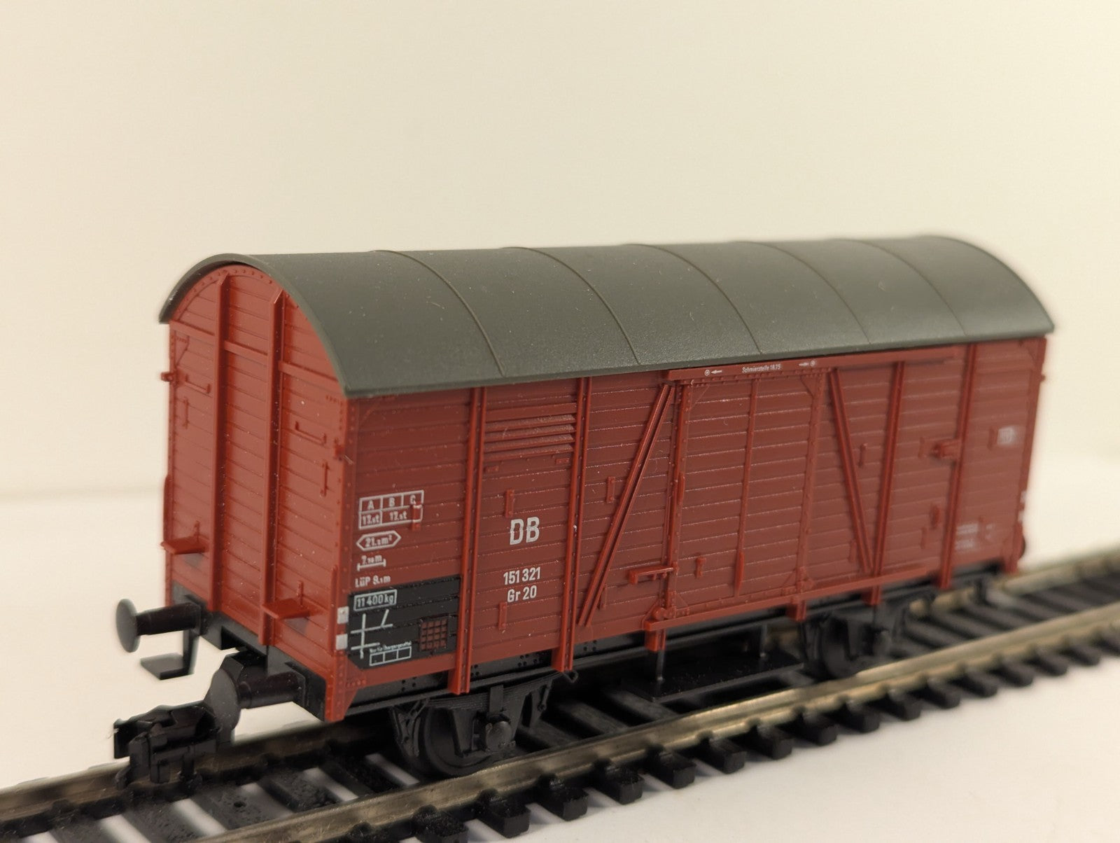 Fleischmann 5020 HO Gauge Red DB Covered Wagon Boxed