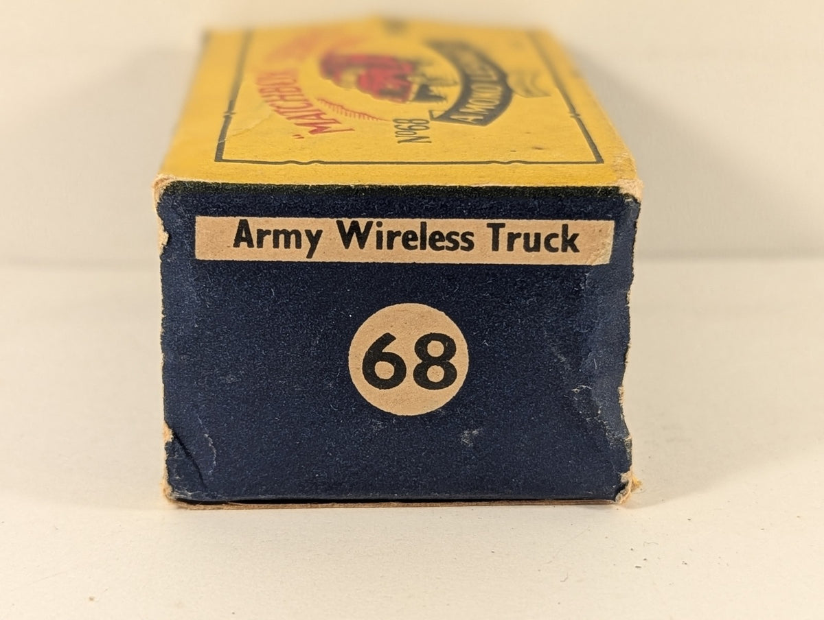 Matchbox Army Wireless Truck Die-cast Vehicle Military Green 68