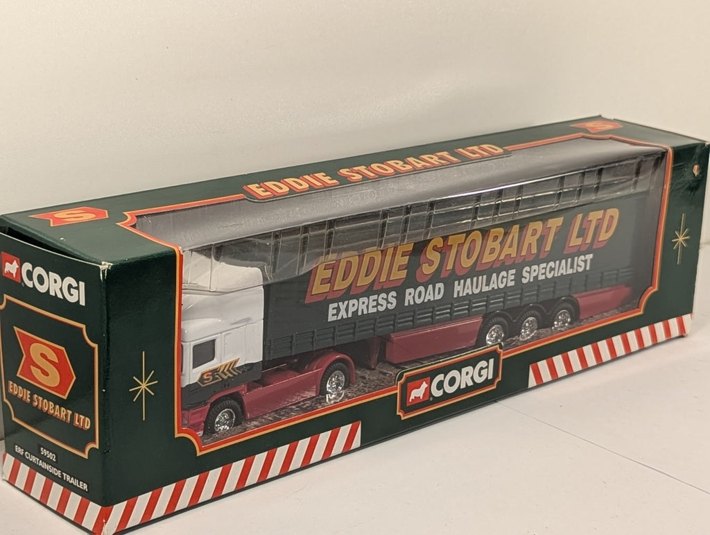 Corgi 59502 ERF Curtainside Trailer Eddie Stobart