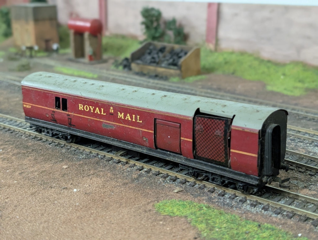 Hornby Dublo Tin Plate Royal Mail TPO Coach Van W807