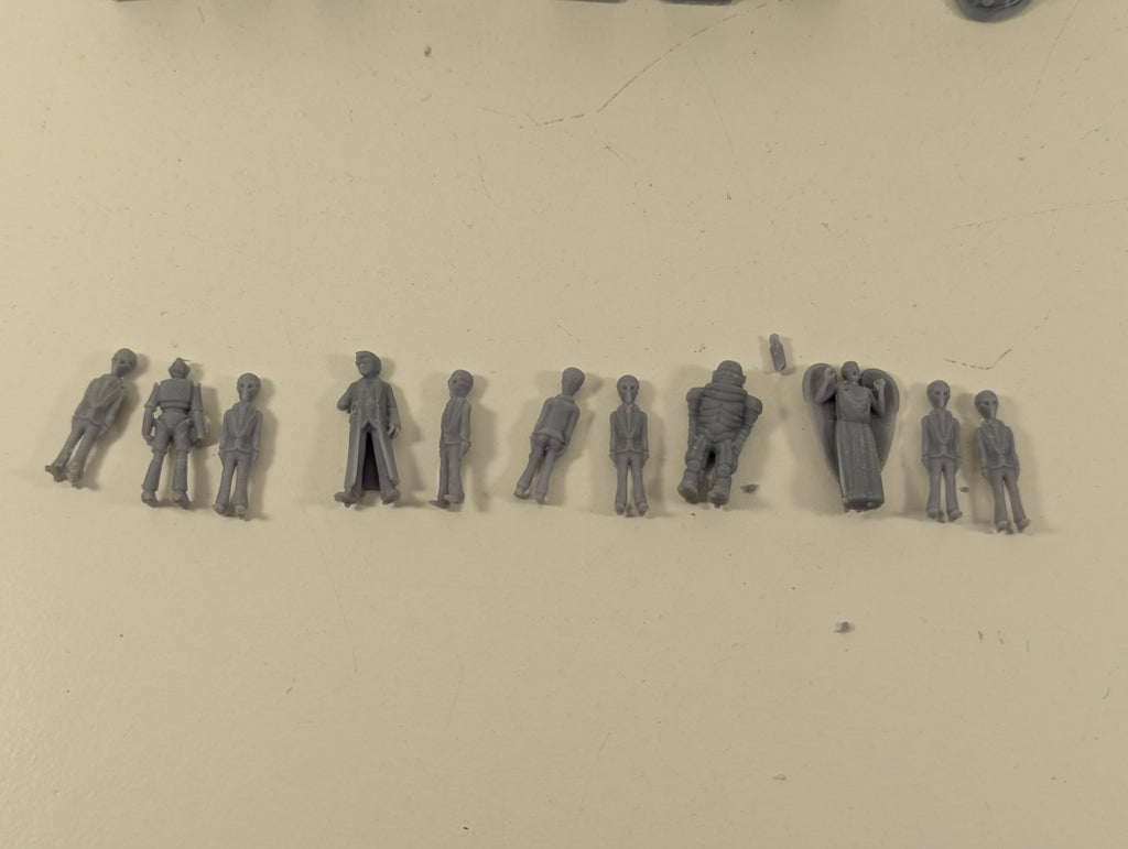 3D Printed OO Gauge Doctor Who Fan Art Accessories