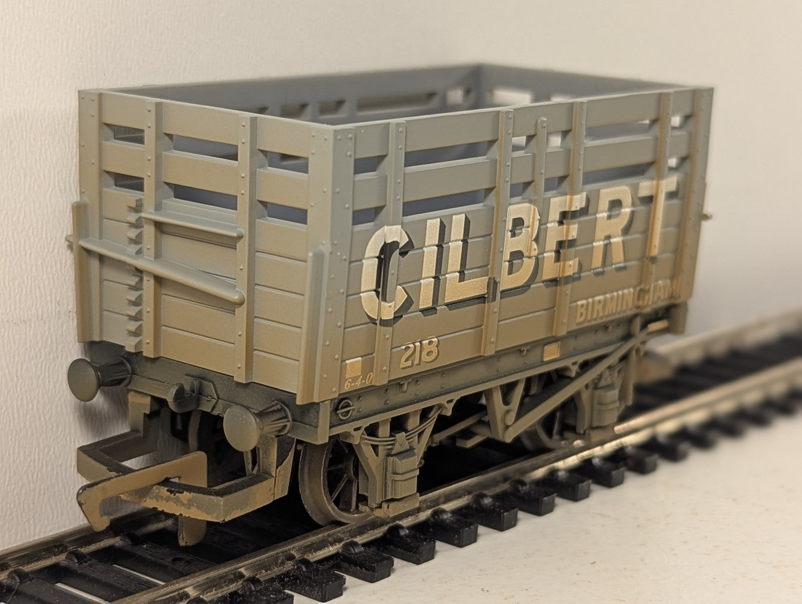 Hornby OO Gauge Coke Wagon 'Gilbert' Goods Wagon 218 Gilbert (Birmingham) R6184