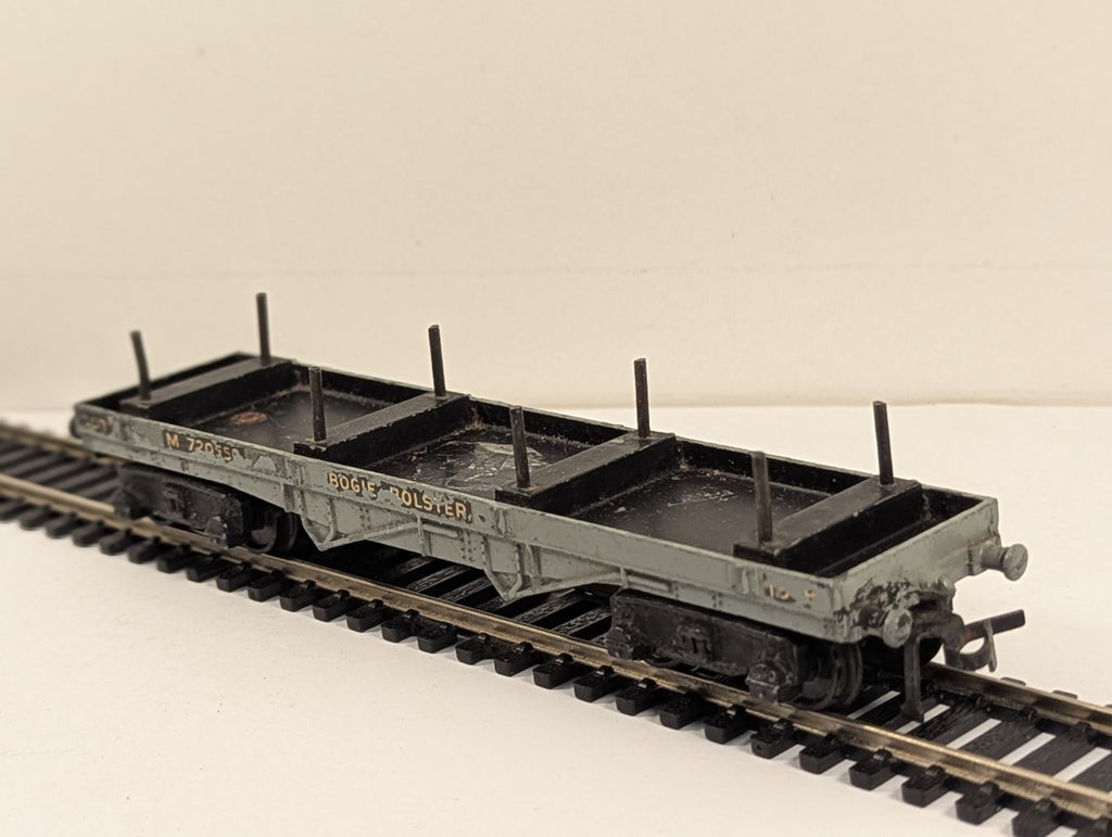 Hornby Dublo 4610 OO Gauge BR Grey Bogie Bolster Wagon M720550