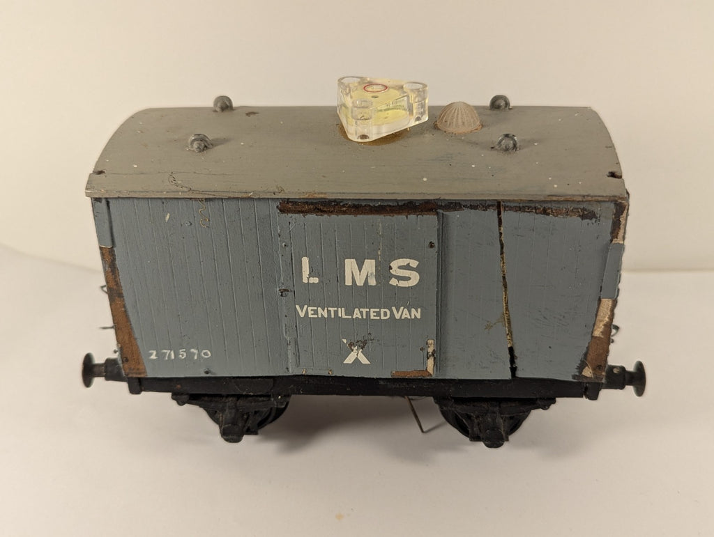 O Gauge Wooden Built LMS Ventilated Van