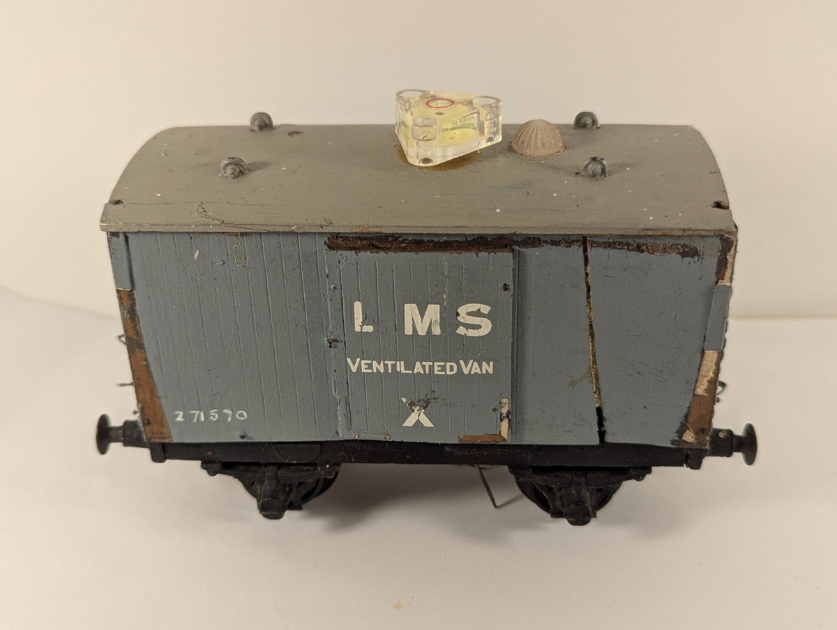 O Gauge Wooden Built LMS Ventilated Van