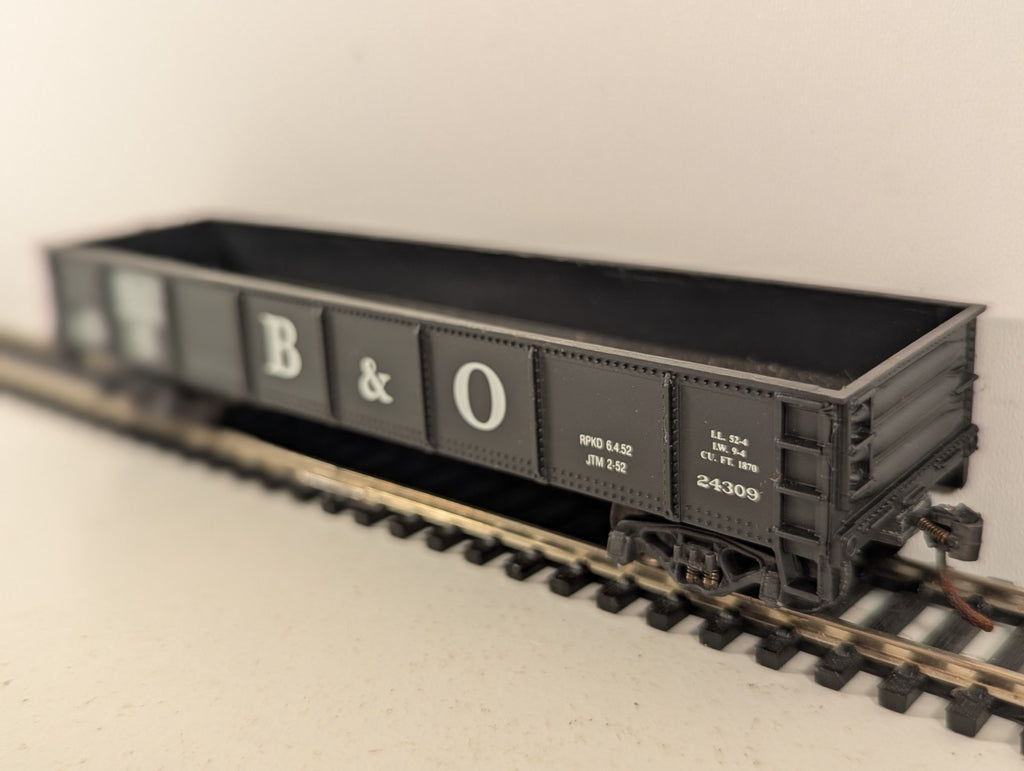 Industrial Rail HO Gauge B&O 52ft Gondola Wagon 24309 Baltimore & Ohio