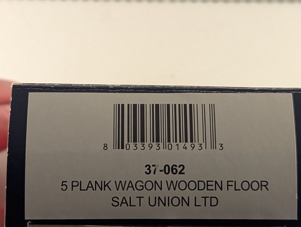 Bachmann Branchline 37-062 OO Gauge 5 Plank Wagon Salt Union Ltd