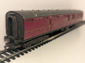 Hornby OO Gauge LMS Brake 3rd Coach Passenger Coach 1192 LMS Crimson Lake R423