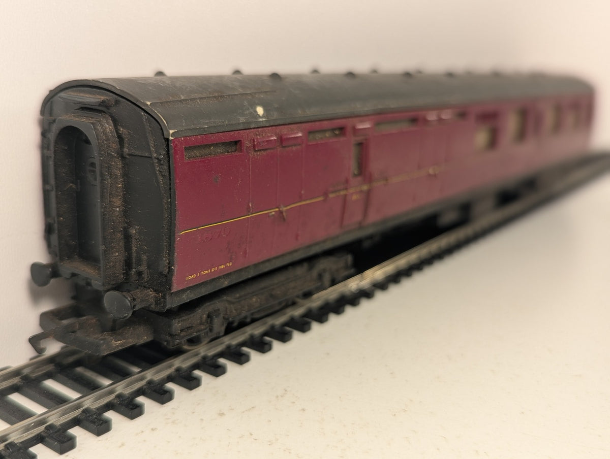 Hornby OO Gauge LMS Brake 3rd Coach Passenger Coach 1192 LMS Crimson Lake R423