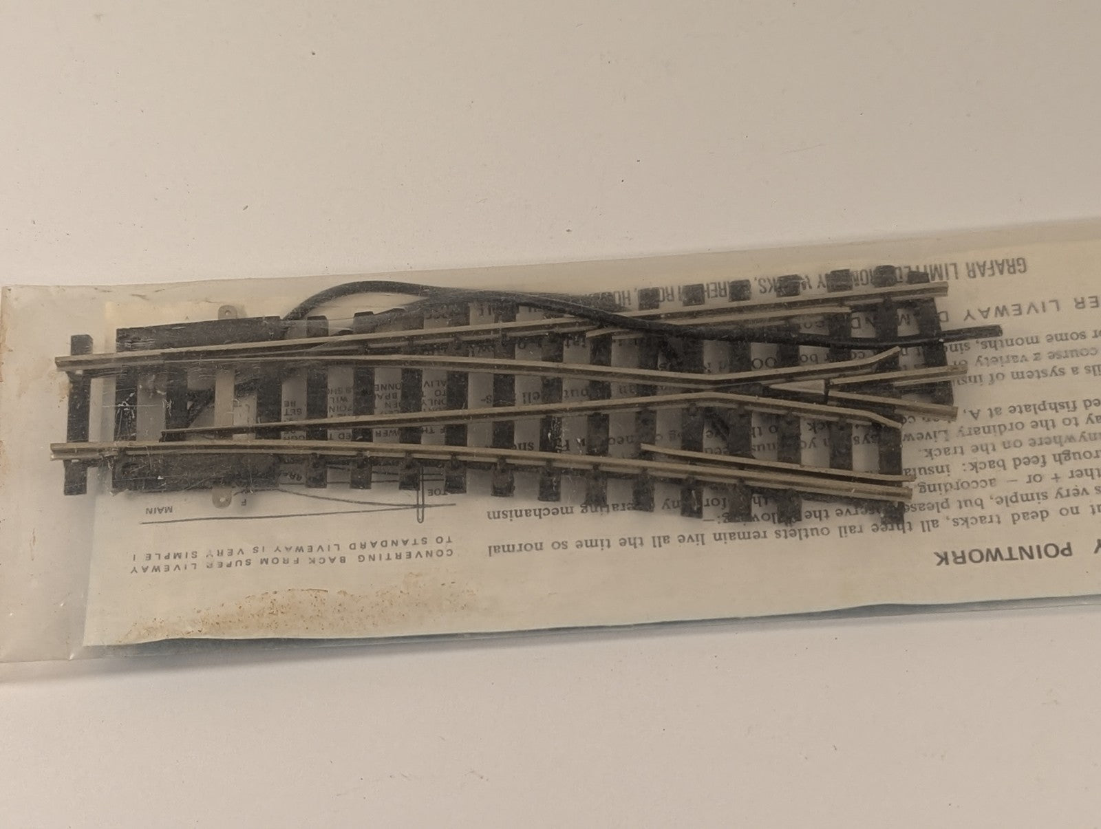 Grafar OO Gauge Super Liveway Y Pointwork Track