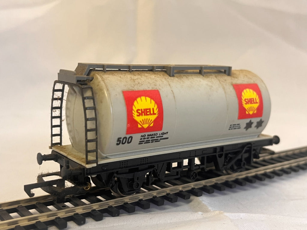 Hornby R020 OO Gauge Shell Grey TTA Tank Wagon Boxed