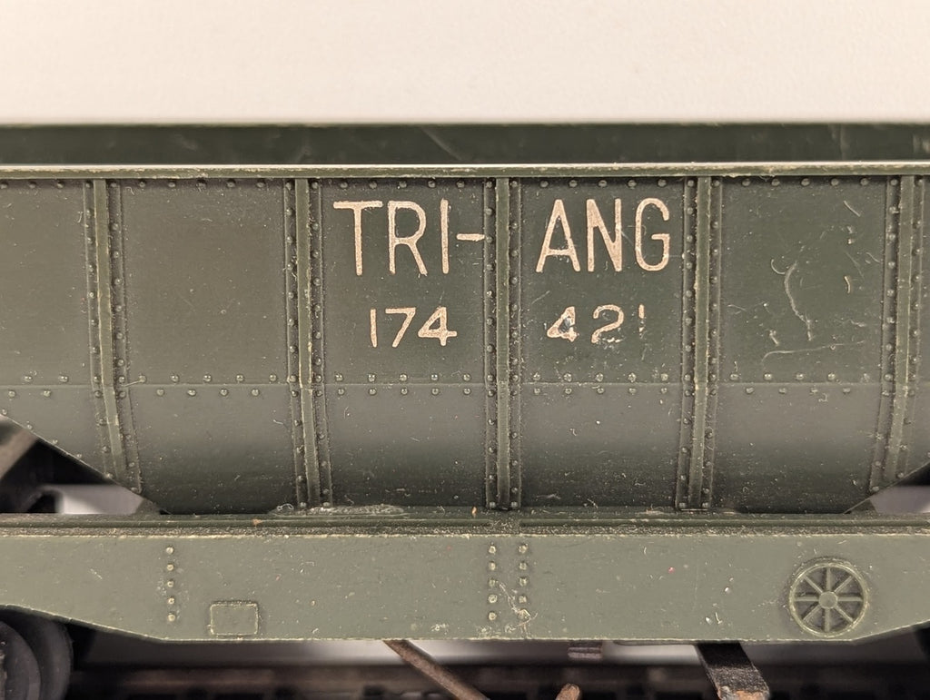 Tri-ang OO Gauge Operating Hopper Wagon Goods Wagon 174 421 Green R14