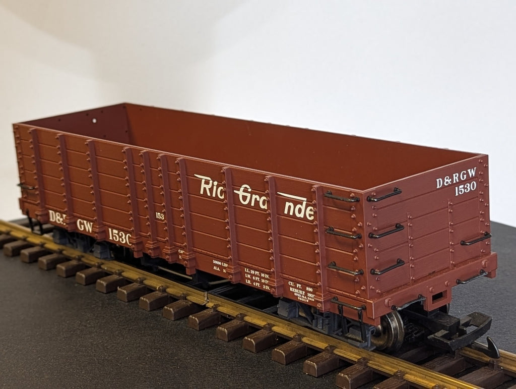 LGB G Scale D&RGW High Side Gondola Wagon 1530 Denver & Rio Grande