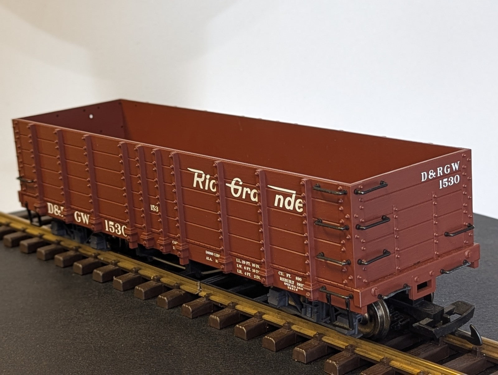 LGB G Scale D&RGW High Side Gondola Wagon 1530 Denver & Rio Grande