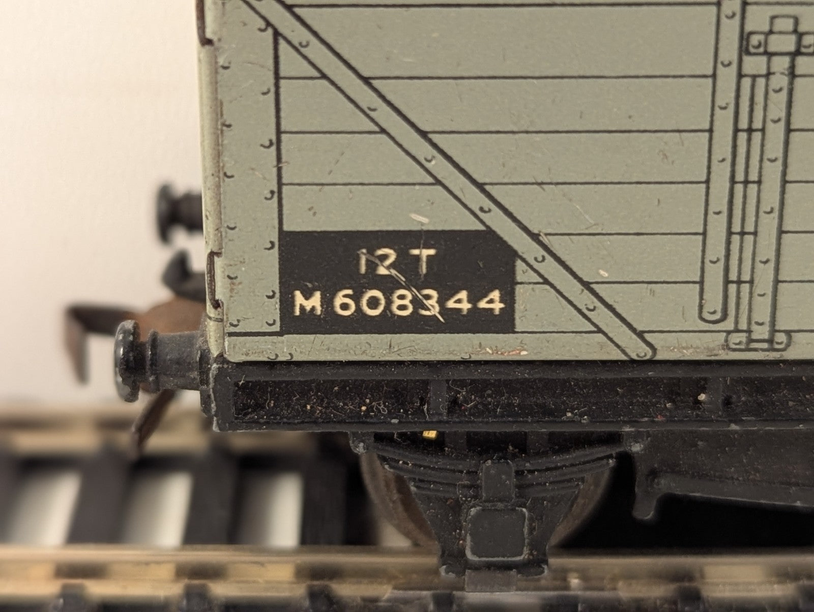 Hornby Dublo OO Gauge 12-Ton Open Wagon Wagons M608344 BR Grey D1