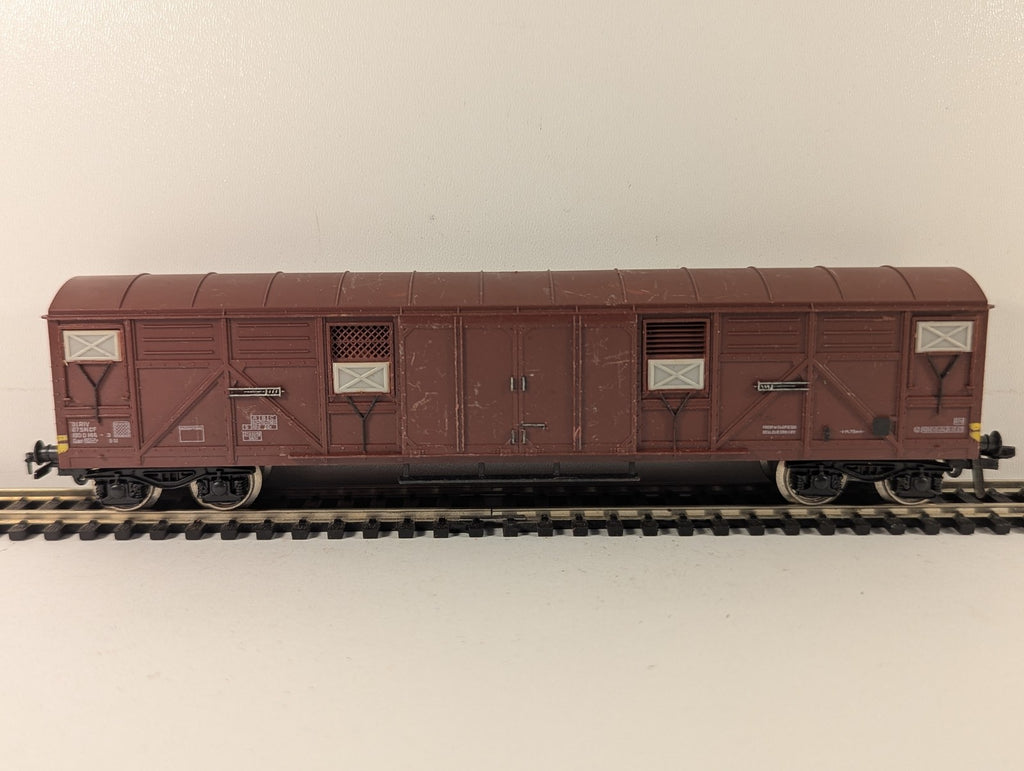 Jouef HO Scale SNCF Gas Covered Wagon Goods Wagon 190 0 144-3 SNCF Brown