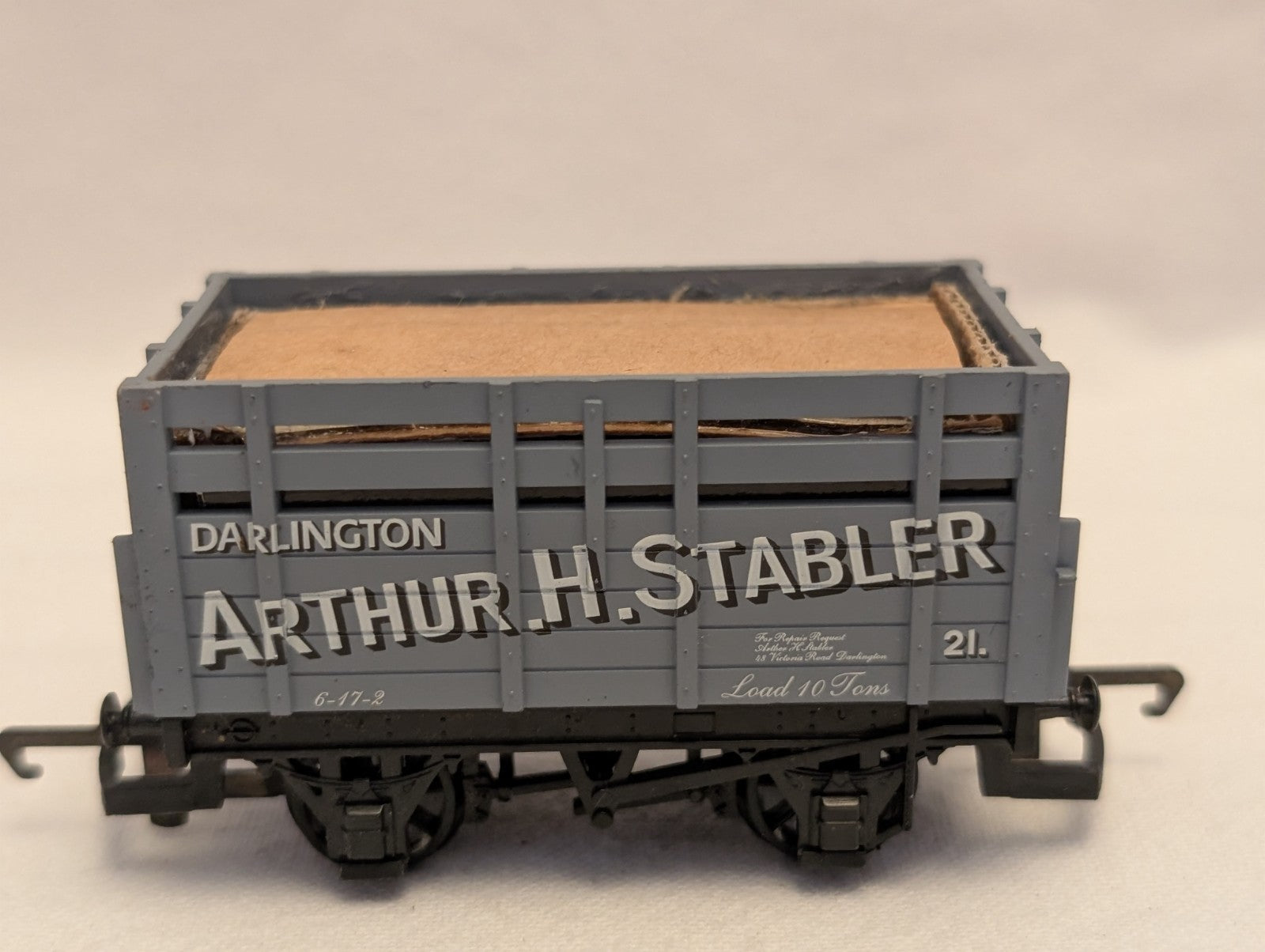 Hornby OO Gauge Arthur H. Stabler Coke Wagon Goods Wagon 21 Grey R6145